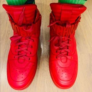 Moschino leather sneakers